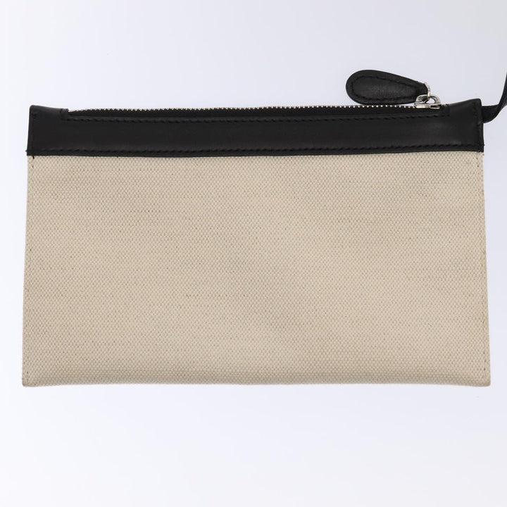 Top Quality Balenciaga Cabas Hand Bag Canvas Silver White Auth ep5384