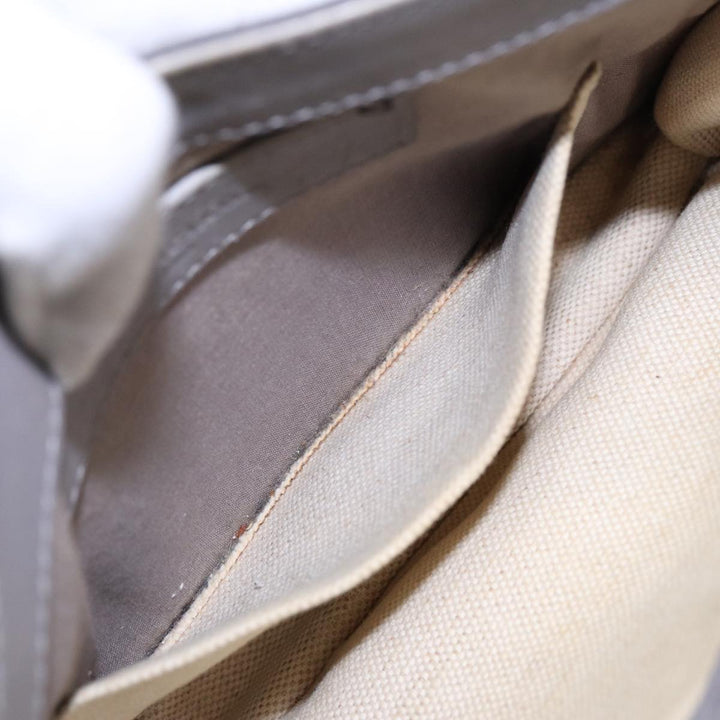 Top Quality Balenciaga Shoulder Bag Canvas Gray Beige Silver 390641 Auth ep5489