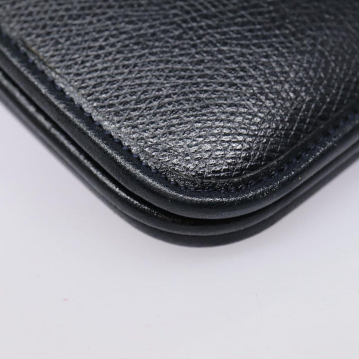 CHRISTIAN Top quality Dior Chain Shoulder Bag Leather Black Gold Auth ep5494