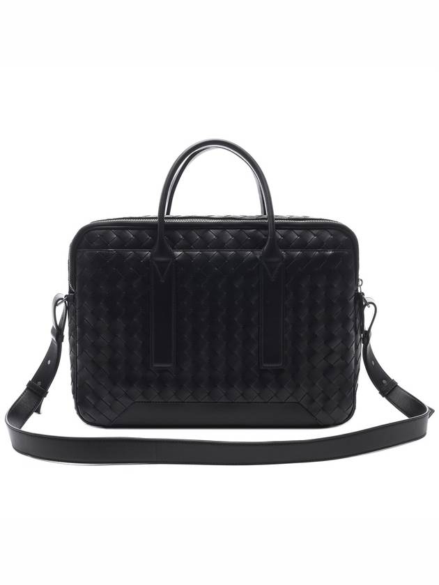 Bottega veneta Getaway Leather Brief Case Black