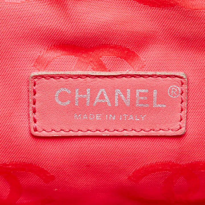 Top Quality Chanel Matras Combo Line Coca-Cola Handbag Tote Bag Black White Leather  CHANEL