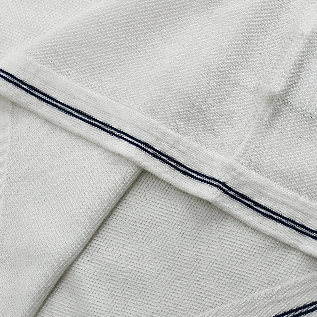 Top Quality Chanel Sport Line Polo Shirt White 06P #38