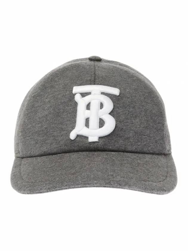 Burberry Monogram Jersey Ball Cap Grey