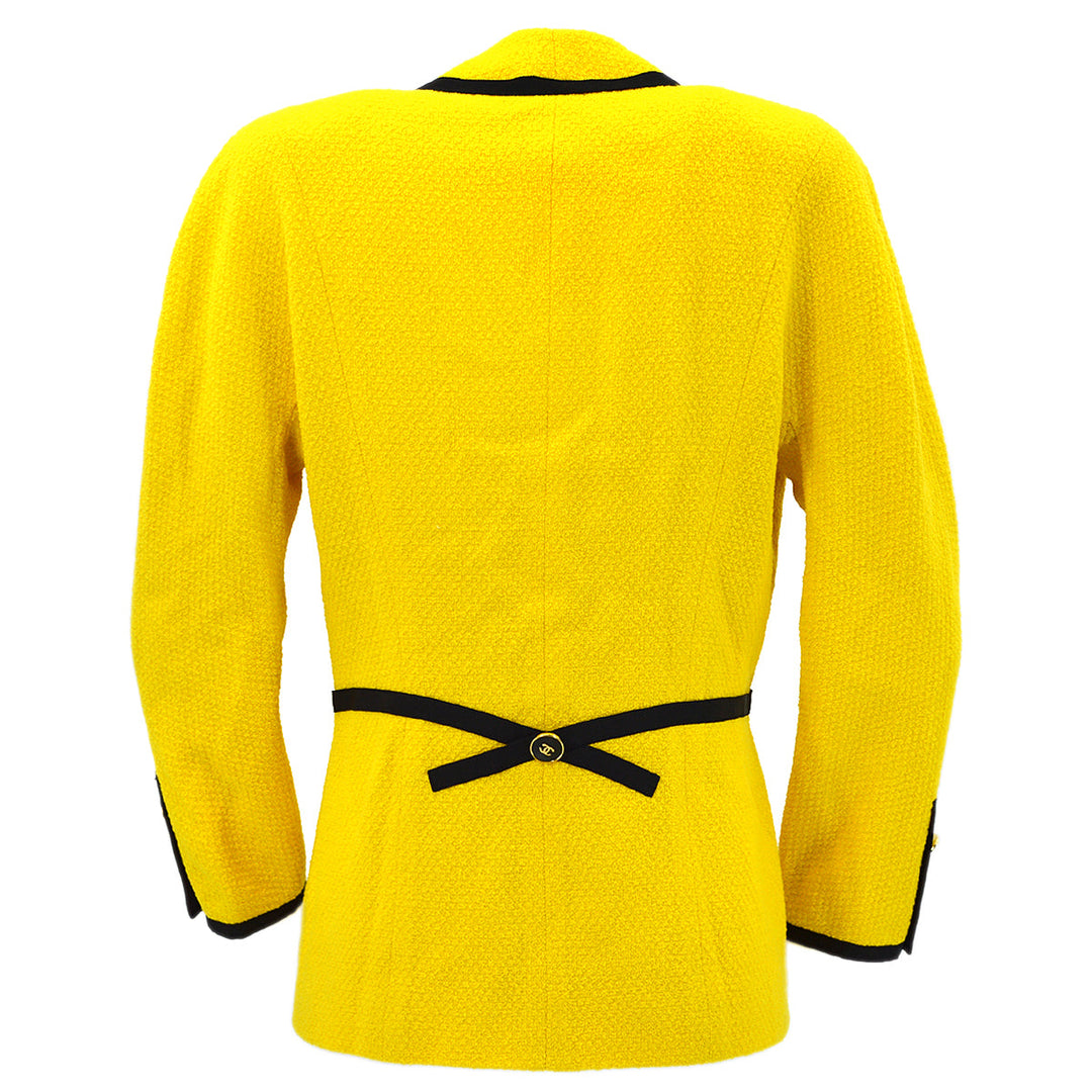 Top Quality Chanel Single Breasted Jacket Yellow #42