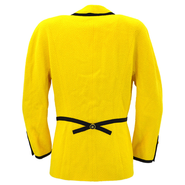 Top Quality Chanel Single Breasted Jacket Yellow #42