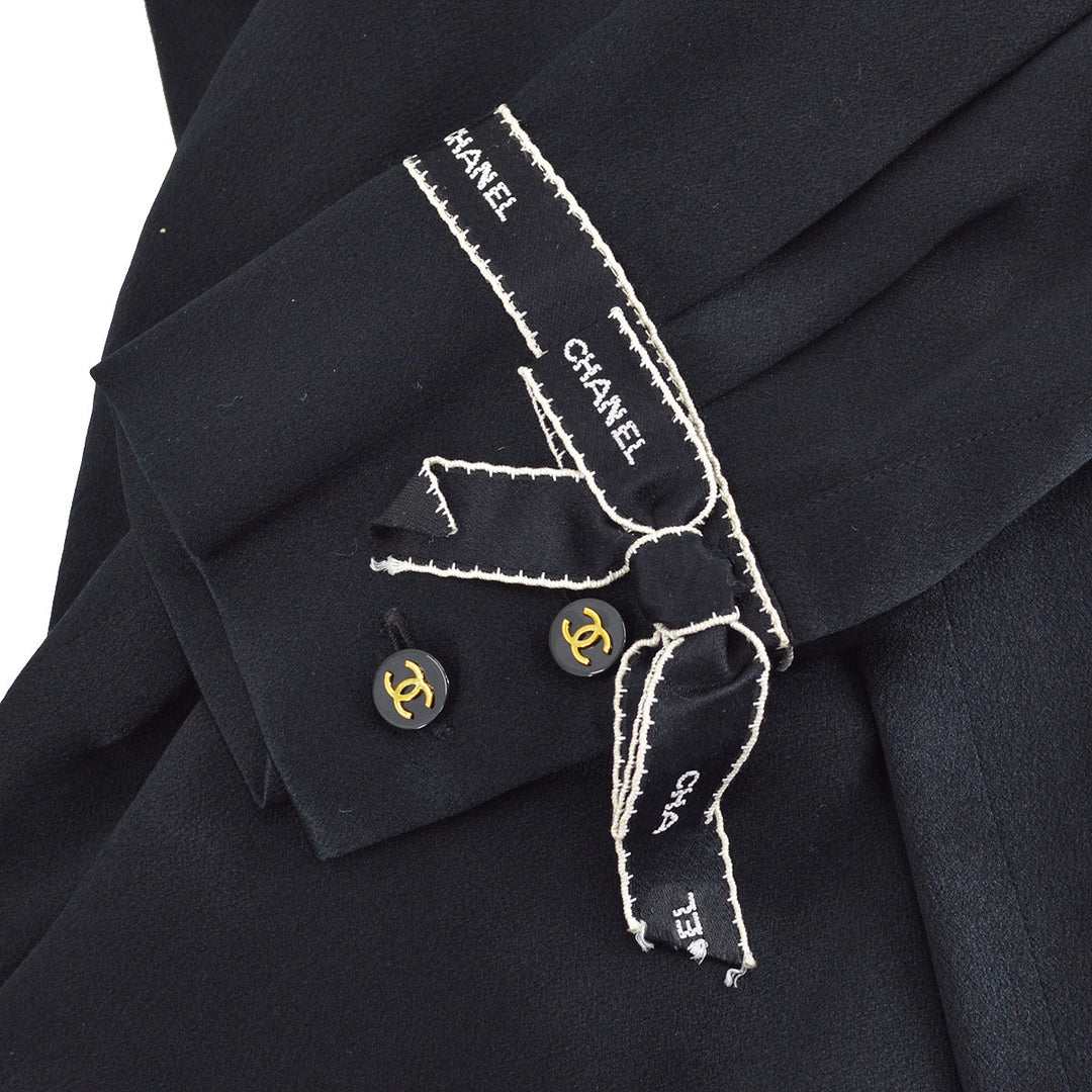 Top Quality Chanel Blouse Shirt Black 94A #40