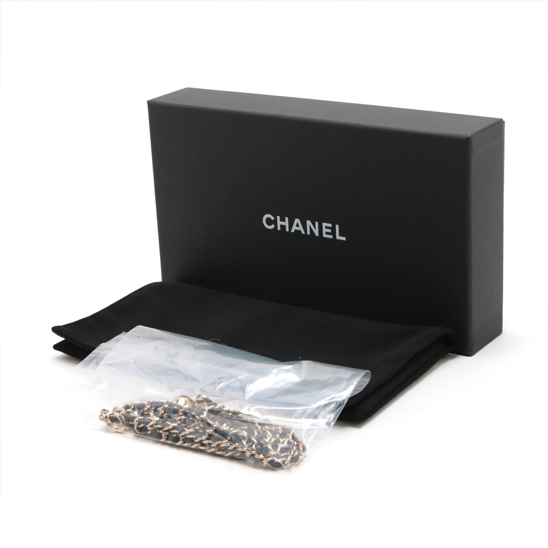 Top Quality Chanel Matrasse Caviar S iPhone Case Black Gold Gold  Random