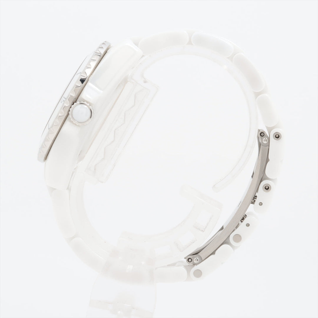 Top Quality Chanel J12 H5699 SSCE AT White Writing s