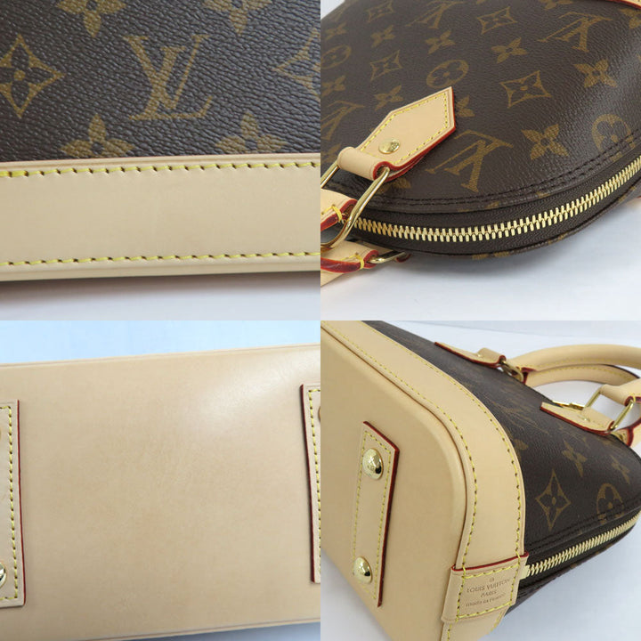 Louis Vuitton Alma BB M53152 Monogram Handbag 2WAY Shoulder Bag Crossbody Brown G Gold  Leather  New Unused]