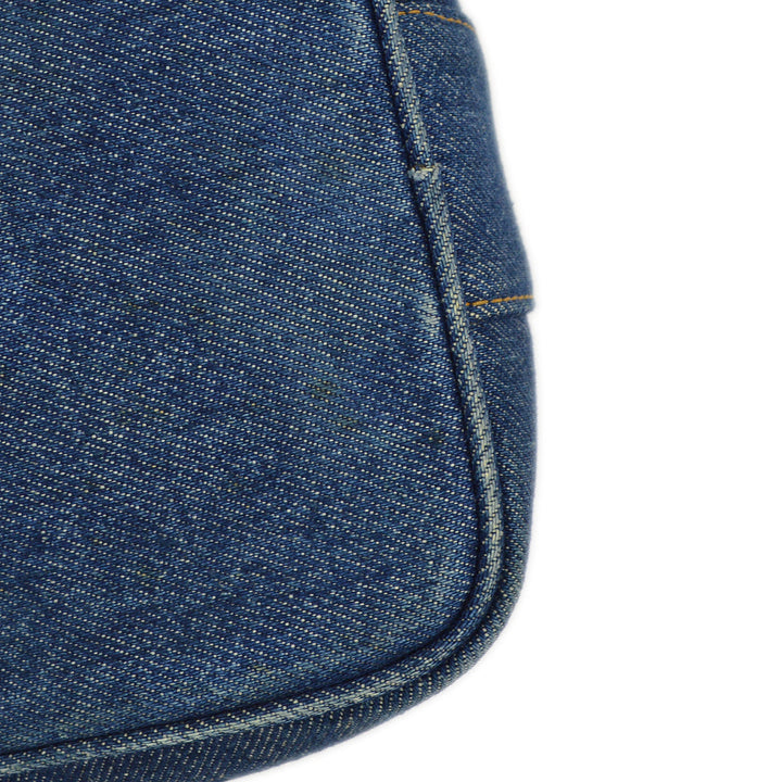 Top Quality Chanel Blue Denim Timeless Vanity Handbag