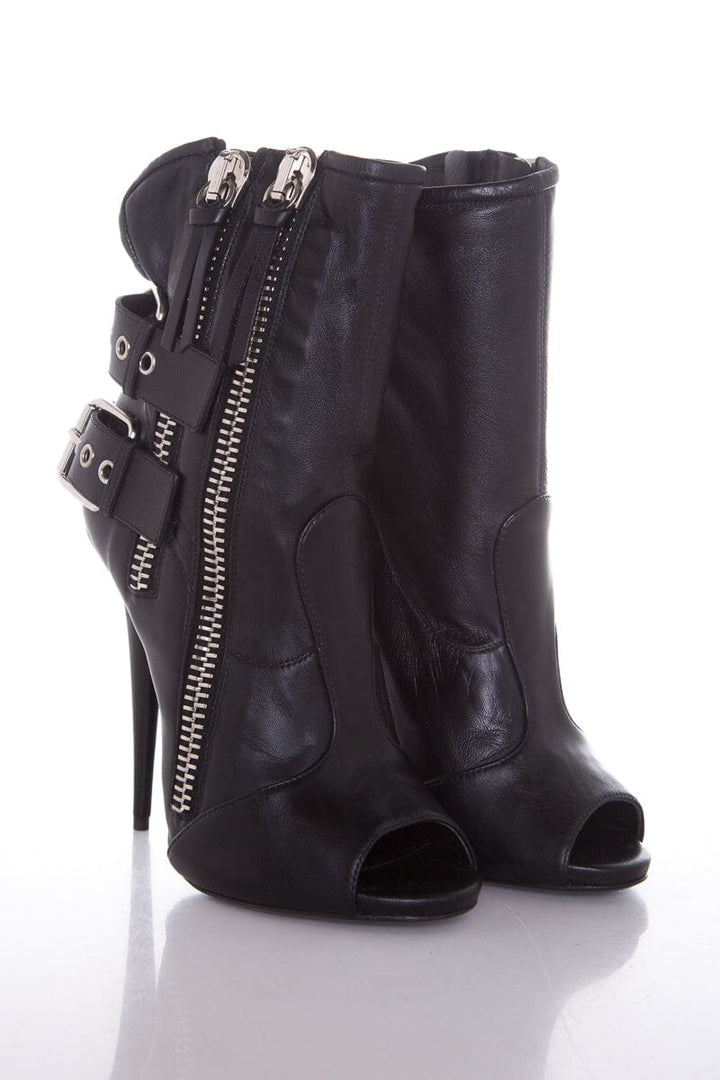 Giuseppe Zanotti Alien/Waby Black Booties SZ 9