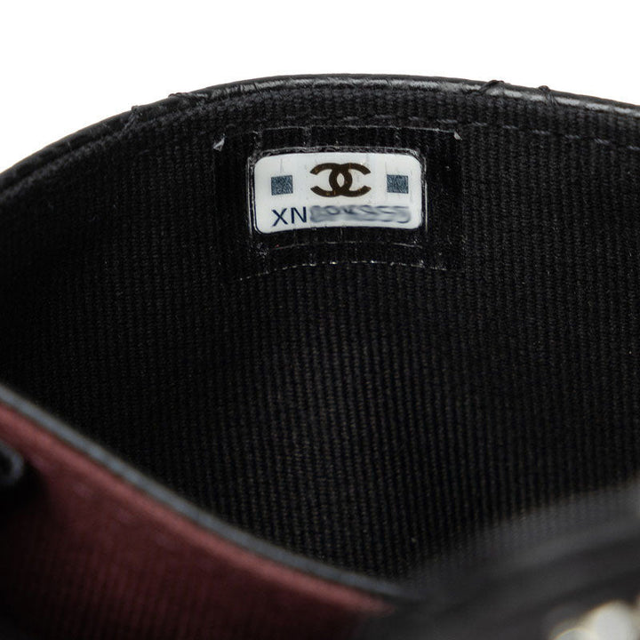 Top Quality Chanel Matrases Cocomark Classic Card Cards In Black Caviar Skin  Chanel