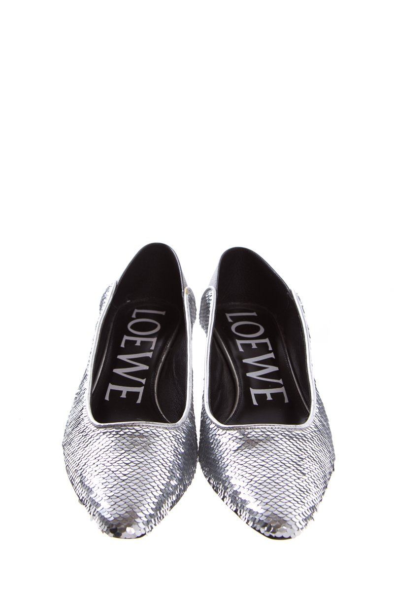 Loewe Silver Heels SZ 38 NWT