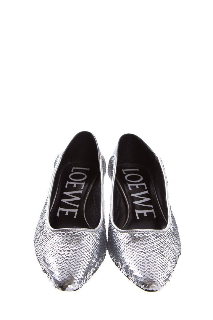 Loewe Silver Heels SZ 38 NWT