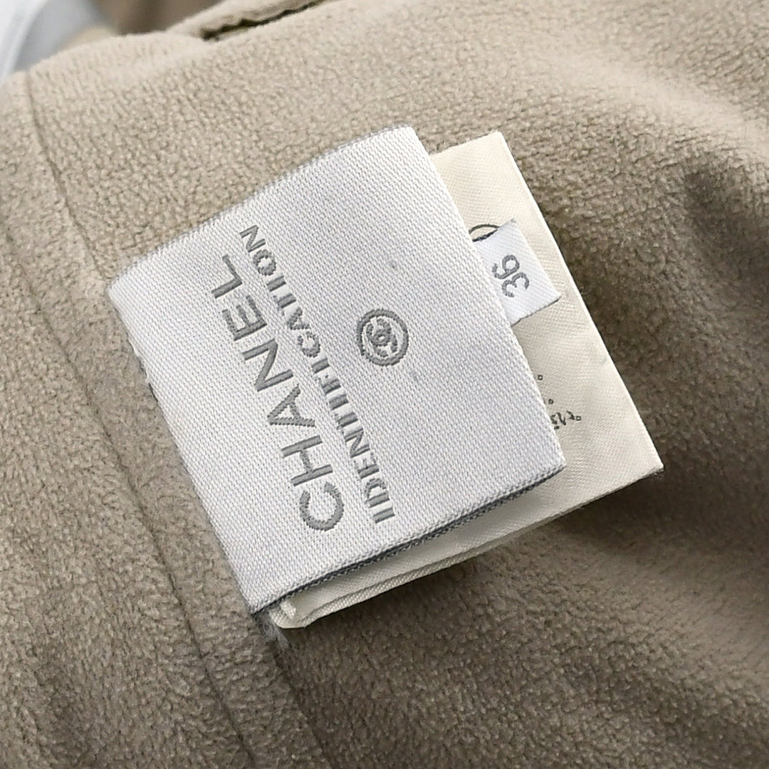 Top Quality Chanel Sport Line Hooded Coat Beige #36