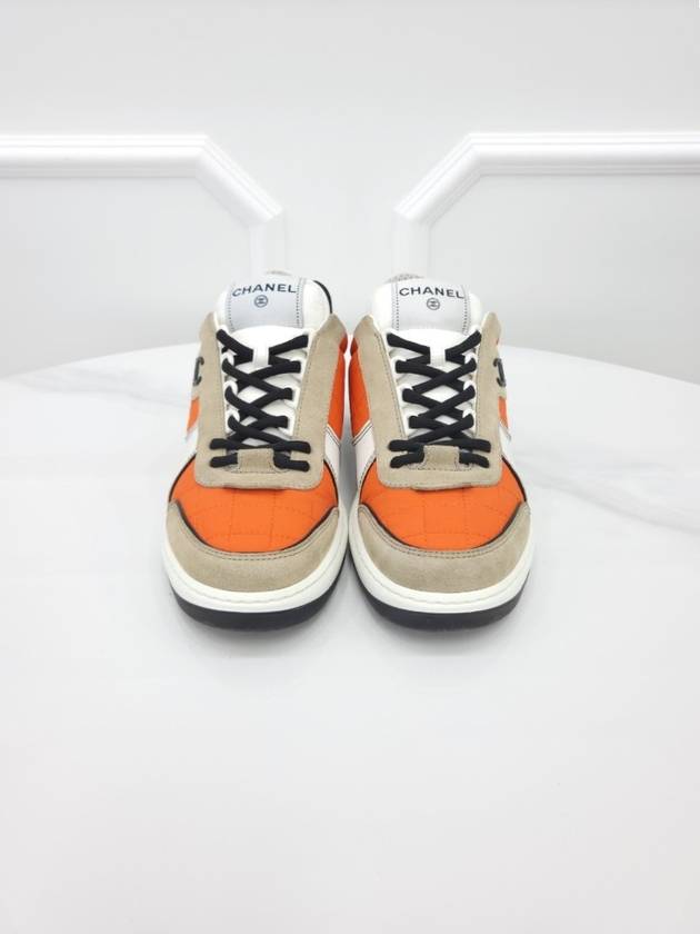 CC quilted suede sneakers G39802 36 5 Chanel