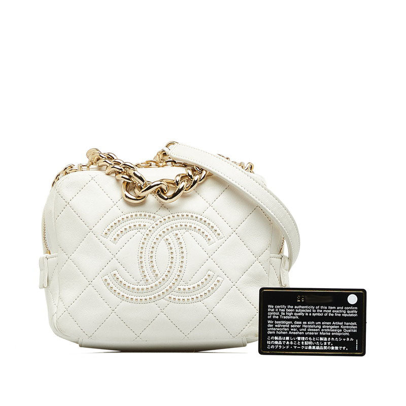 Top Quality Chanel Matrases Cocomark tands Chain Handbags Shoulder Bag White   CHANEL