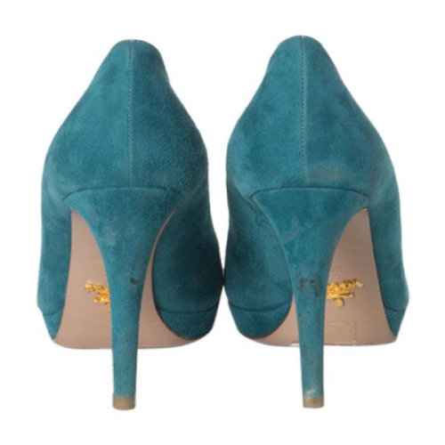 Prada Suede Platform Pumps