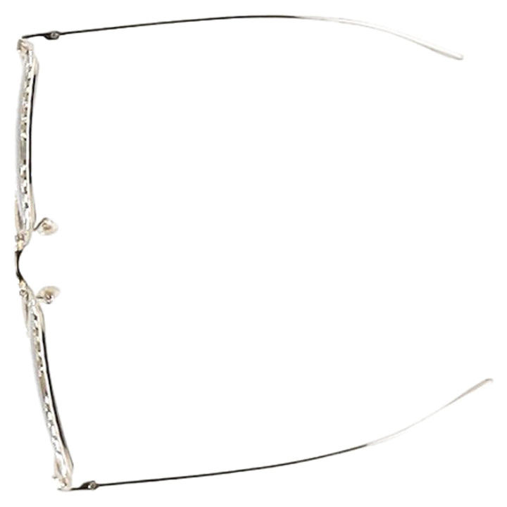 Gucci Tinted Square-Frame Chain Detail Sunglasses in Gold Metal