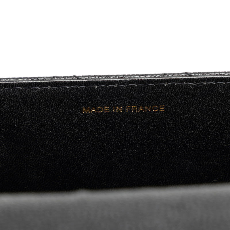 Top Quality Chanel Decamatrasse ingle Flap Gold  Chain Shoulder Bag Black   CHANEL
