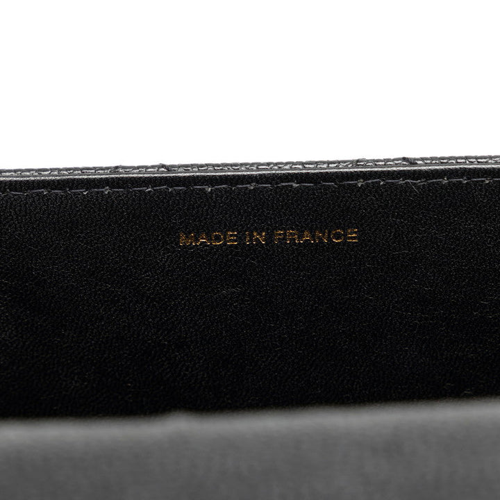Top Quality Chanel Decamatrasse ingle Flap Gold  Chain Shoulder Bag Black   CHANEL