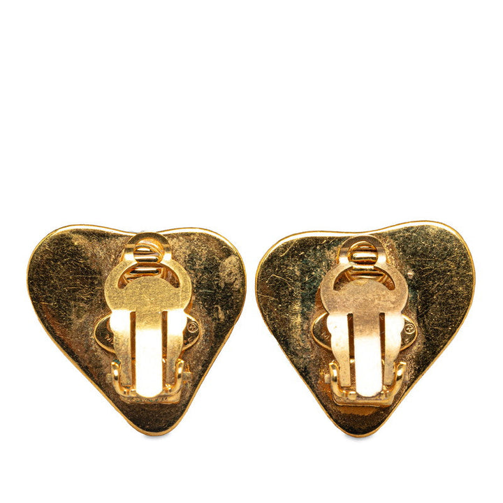 Top Quality Chanel COCOMARK HEART EARLING GOLD MECKING LADY CHANEL