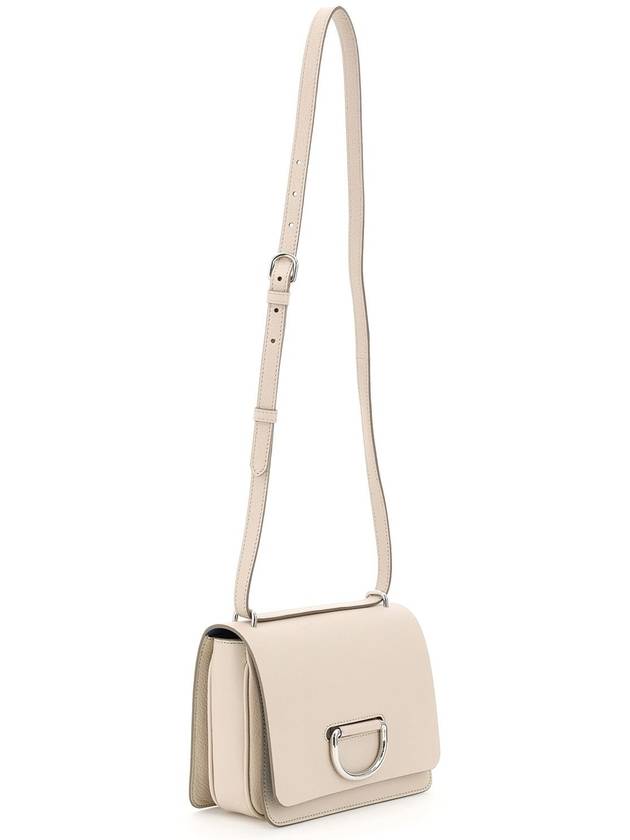 Burberry D-Ring Leather Small Shoulder Bag Beige