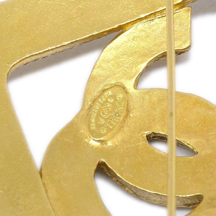 Top Quality Chanel Rhombus Brooch Pin Gold 94A