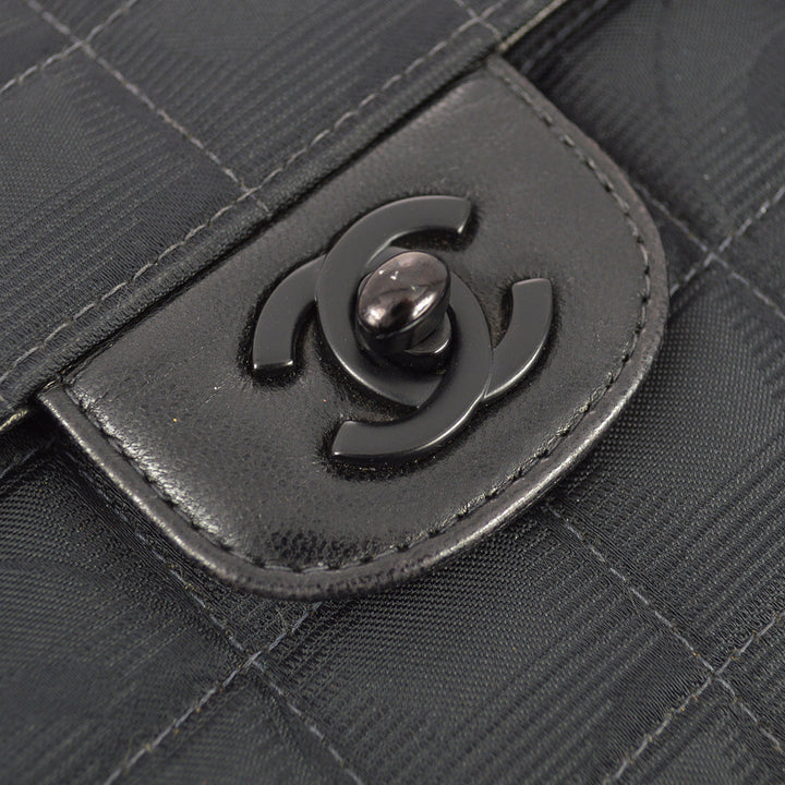 Top Quality Chanel 2000-2001 Black Jacquard New Travel Line East West