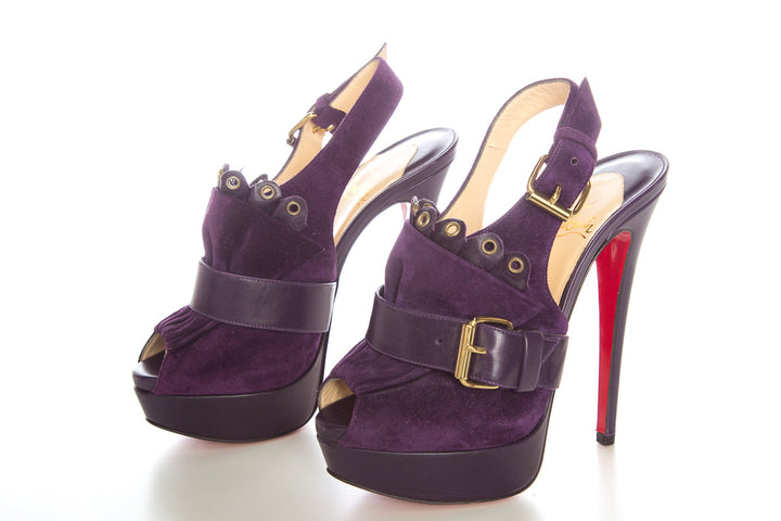 Christian Louboutin Purple Sandals SZ 35.5