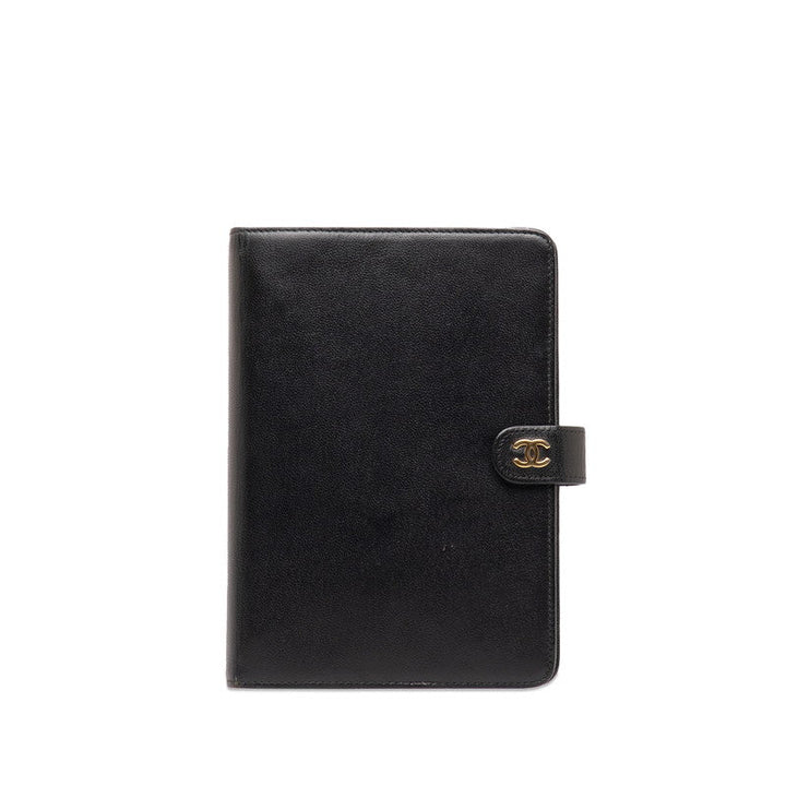 Top Quality Chanel Coco Handbook Cover Binder 6 s Black Leather  Chanel