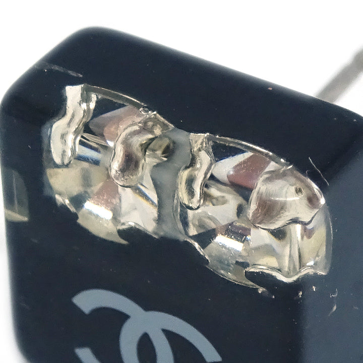 Top Quality Chanel Square Earrings Black Rhinestone 05P