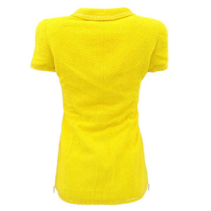 Top Quality Chanel Spring 1995 Zip Up Jacket Yellow #38