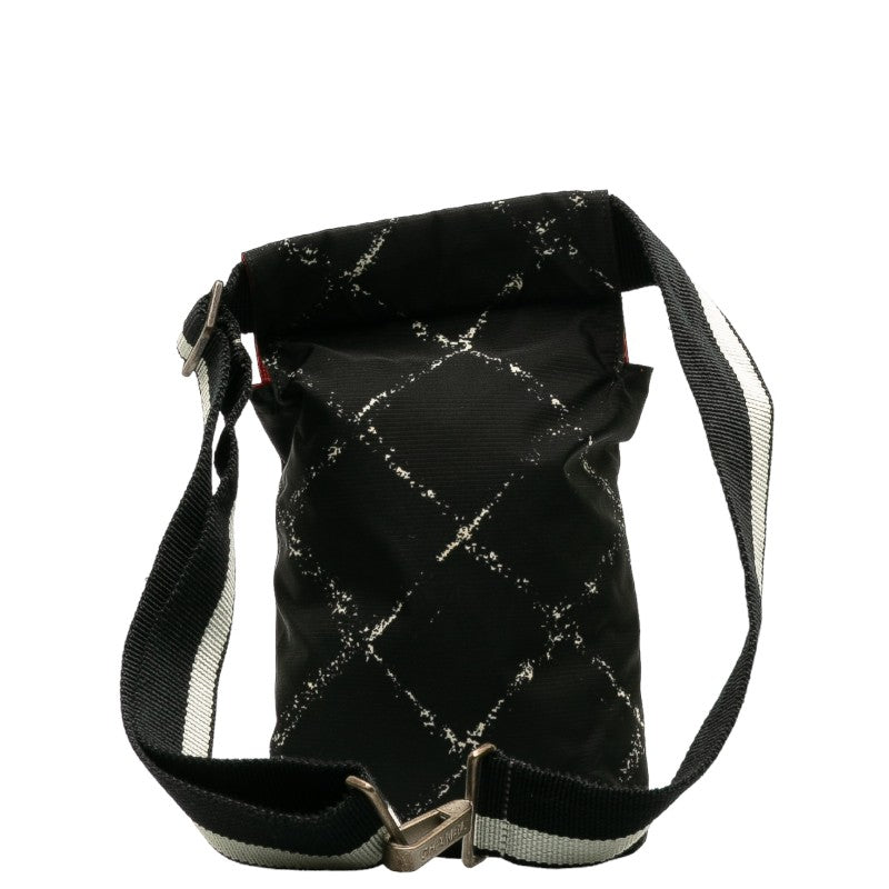 Top Quality Chanel Travel Line Body Bag Western Bag Black Nylon Lady Chanel
