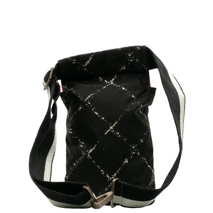 Top Quality Chanel Travel Line Body Bag Western Bag Black Nylon Lady Chanel