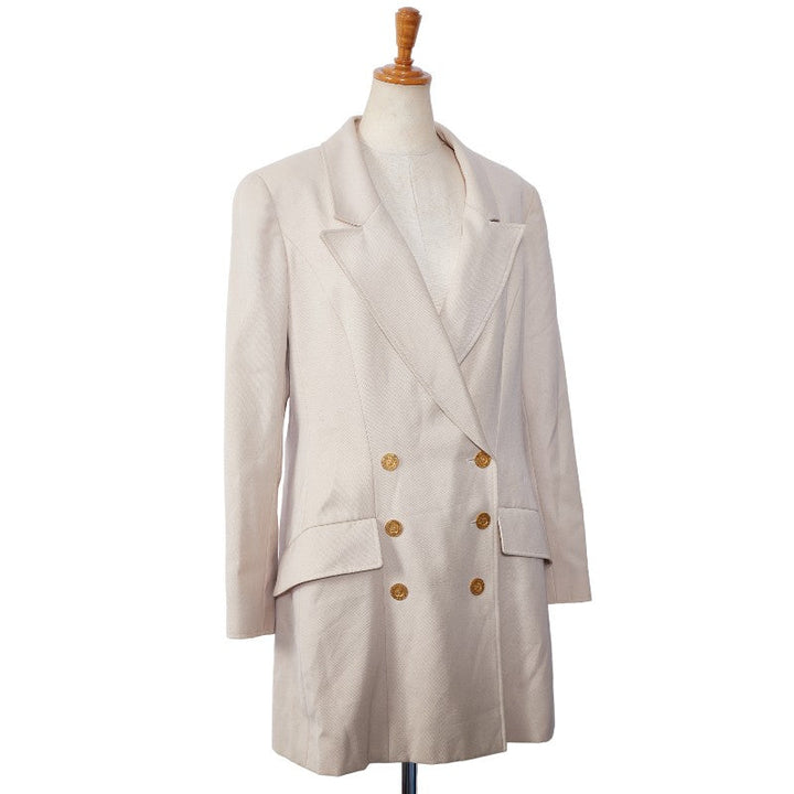 Top Quality Chanel Top Quality Chanel P07548V05526 Terrated Jacket Wool Beige