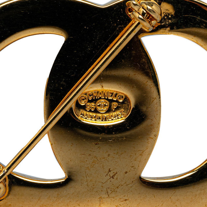 Top Quality Chanel Vintage Coco Turn-Lock Brochure Gold   Chanel