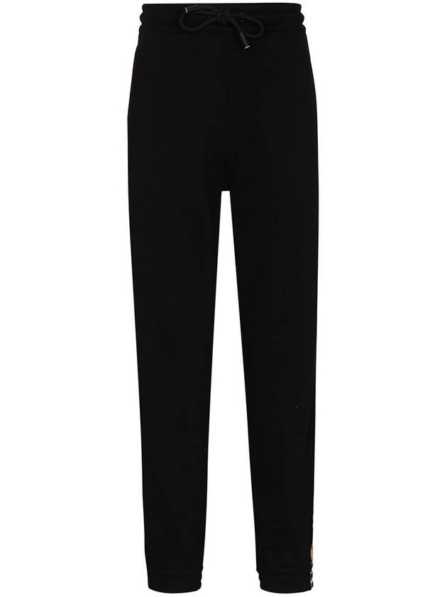 Burberry Men's Vintage Check Panel JoGGer Track Pants Black