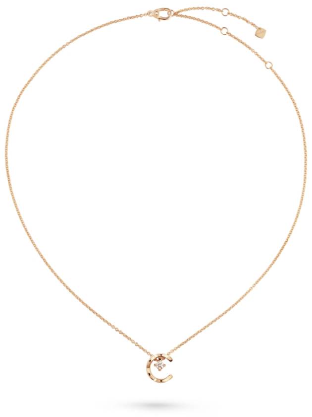 18K Coco Crush Diamond Necklace Gold Chanel