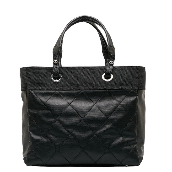 Top Quality Chanel COCOMARK PARIBIARITZ  MM Handbags  A34209 Black PVC canvas LADY CHANEL
