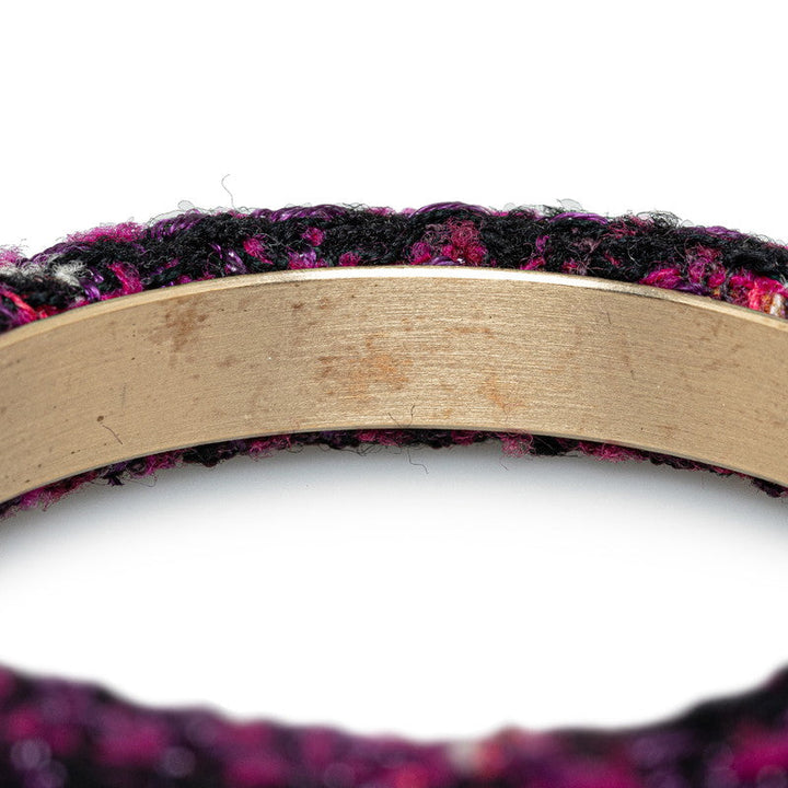 Top Quality Chanel Coco Bangle Pearl Gold Twid   Chanel