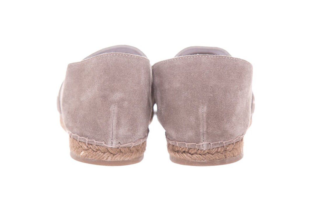 Brunello Cucinelli Taupe Suede Espadrille SZ 40.5