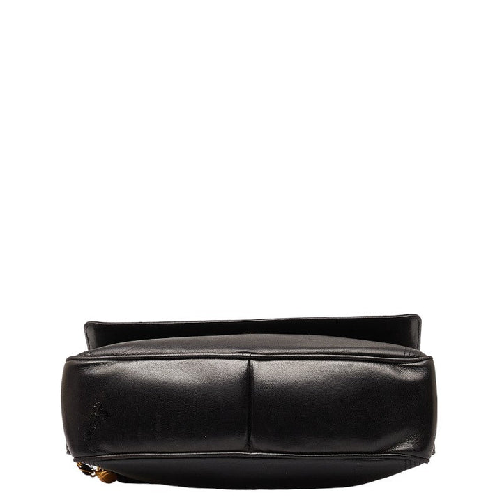 Top Quality Chanel Coco Fringe One-Shoulder Bag Black Leather  Chanel