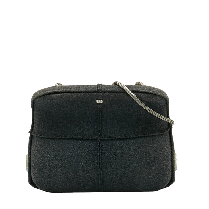 Top Quality Chanel Cocomark  houlder Bag Hip Bag Gray Felt  Chanel