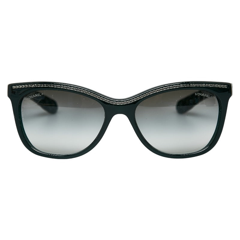 Top Quality Chanel Mattress Chain Sun Glasses 6041 Green Brown Plastic  Chanel