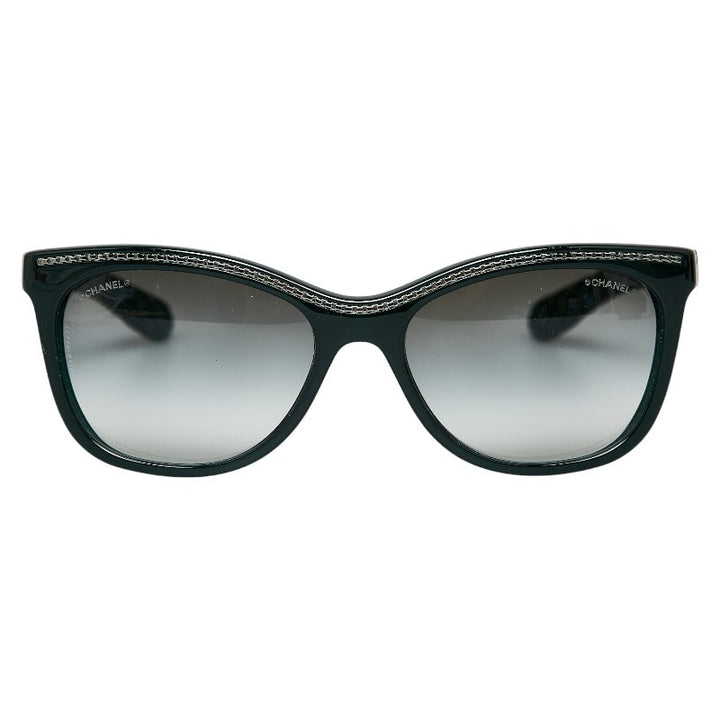 Top Quality Chanel Mattress Chain Sun Glasses 6041 Green Brown Plastic  Chanel