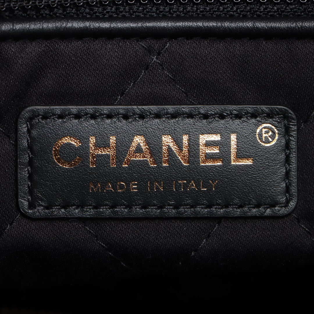 Top Quality Chanel 22 Leather Chain Shoulder Bag Black G  AS3261