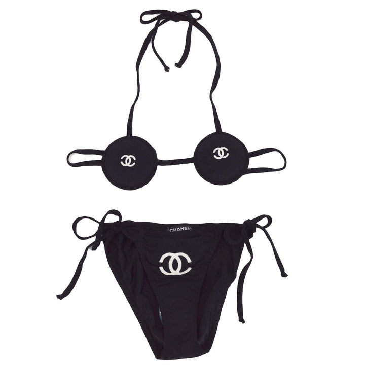 Top Quality Chanel * Black Bikini Swimwear Swimsuit #38