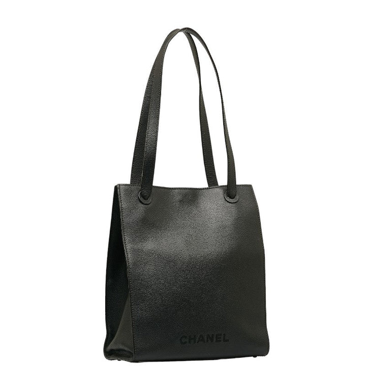 Top Quality Chanel Logo Handbags Handbags Black Leather  Chanel
