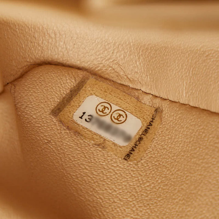 Top Quality Chanel Matrases 25 Double Flat Chain houlder Bag Beige Caviar S  Chanel